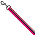 Load image into Gallery viewer, Dog Leash - Racing Stripes Pink/Yellow/Blue/Black