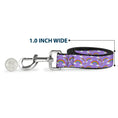 Load image into Gallery viewer, Dog Leash - Rainbows Scattered Lavender