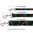 Load image into Gallery viewer, Dog Leash - Sketch Stars Black/Multi Color