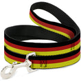 Load image into Gallery viewer, Dog Leash - Stripes Black/Red/Yellow