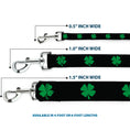 Load image into Gallery viewer, Dog Leash - St. Pat's Black/Green