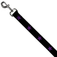Load image into Gallery viewer, Dog Leash - Star Black/Purple