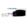 Load image into Gallery viewer, Dog Leash - Star Black/Purple