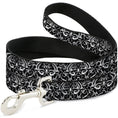 Load image into Gallery viewer, Dog Leash - Sleeve Skulls Black/Gray