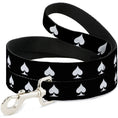 Load image into Gallery viewer, Dog Leash - Spade Black/White