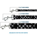 Load image into Gallery viewer, Dog Leash - Scribble Checker Black/White
