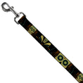 Load image into Gallery viewer, Dog Leash - Sugar Skulls Black/Olive/Burgundy
