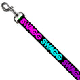 Load image into Gallery viewer, Dog Leash - SWAGG Black/Hot Pink/Turquoise/Purple/Neon Green