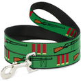 Load image into Gallery viewer, Buckle-Down Dog Leash - Shotgun & Shells Green