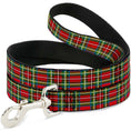 Load image into Gallery viewer, Dog Leash - Tartan Plaid Red/Green