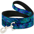 Load image into Gallery viewer, Dog Leash - Tie Dye Green/Blue/Purple