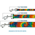 Load image into Gallery viewer, Dog Leash - Tie Dye Swirl Multi Color