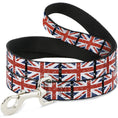 Load image into Gallery viewer, Dog Leash - United Kingdom Flags Weathered