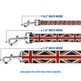 Load image into Gallery viewer, Dog Leash - Vintage United Kingdom Flags
