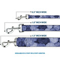 Load image into Gallery viewer, Dog Leash - Vivid Floral Collage2 Blues