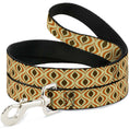 Load image into Gallery viewer, Dog Leash - Wallpaper1 Ogee Tan/Orange/Brown
