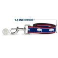 Load image into Gallery viewer, Dog Leash - Wyoming Flags Bison Silhouette