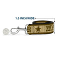 Load image into Gallery viewer, Dog Leash - WANTED-DEAD OR ALIVE/Star Tans