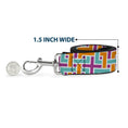Load image into Gallery viewer, Dog Leash - Weave CLOSE-UP White/Pink/Orange/Aqua