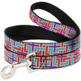 Load image into Gallery viewer, Dog Leash - Weave CLOSE-UP White/Pink/Orange/Aqua