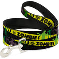 Load image into Gallery viewer, Dog Leash - Zombies Biohazard Black/Yellow/Green