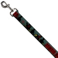 Load image into Gallery viewer, Southlake Paws Dog Leash - ZOMBIE KILLER features a green, red, and black design with zombie silhouettes and target graphics.