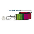 Load image into Gallery viewer, Dog Leash - Zarape7 Vertical Pinks/Blues/Greens/Black