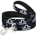 Load image into Gallery viewer, Dog Leash - Zodiac Libra Symbol/Constellations Black/White