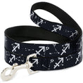 Load image into Gallery viewer, Dog Leash - Zodiac Sagittarius Symbol/Constellations Black/White