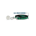Load image into Gallery viewer, Dog Leash - Abstract Plaid White/Navy/Neon Green