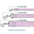 Load image into Gallery viewer, Dog Leash - Bandana/Skulls White/Pink