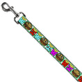 Load image into Gallery viewer, Dog Leash - Burger & Fries Cartoon Straight Green Tablecloth