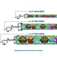 Load image into Gallery viewer, Dog Leash - Burger & Fries Cartoon Straight Green Tablecloth
