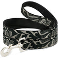 Load image into Gallery viewer, Dog Leash - BD AUTHENTIC SEATBELT BELT SINCE 1993 Flames Olive/Tan