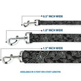 Load image into Gallery viewer, Dog Leash - BD Logo Scattered Black/Gray