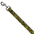 Load image into Gallery viewer, Dog Leash - BD Logo Scattered Black/Yellow