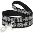Load image into Gallery viewer, Dog Leash - BUCKLE-DOWN Shapes Black/Camo White/Black