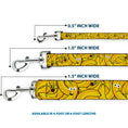 Load image into Gallery viewer, Dog Leash - Bananas Stacked Cartoon Yellows