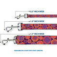 Load image into Gallery viewer, Dog Leash - Boho Mandala Purples/Oranges/Pinks