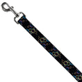 Load image into Gallery viewer, Dog Leash - Bubbles Black/Iridescent Multi Color