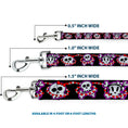 Load image into Gallery viewer, Dog Leash - Cute Skulls w/Hearts