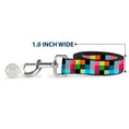 Load image into Gallery viewer, Dog Leash - Checker Bright Pastel