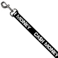 Load image into Gallery viewer, Dog Leash - CA$H MONEY Black/White