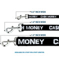 Load image into Gallery viewer, Dog Leash - CA$H MONEY Black/White