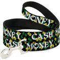 Load image into Gallery viewer, Dog Leash - CASH MONEY w/$$$ Black/White/Yellow/Green