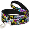 Load image into Gallery viewer, Dog Leash - Cali Bear/CALI Graffiti/Pot Leaves Black/Multi Color