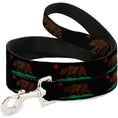 Load image into Gallery viewer, Dog Leash - California Flag Bear Black