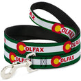 Load image into Gallery viewer, Dog Leash - COLFAX Green Stripe