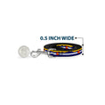 Load image into Gallery viewer, Dog Leash - Colorado Flag/Mountain Silhouette Yellow