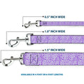Load image into Gallery viewer, Dog Leash - Ditsy Floral Lavender/White/Black